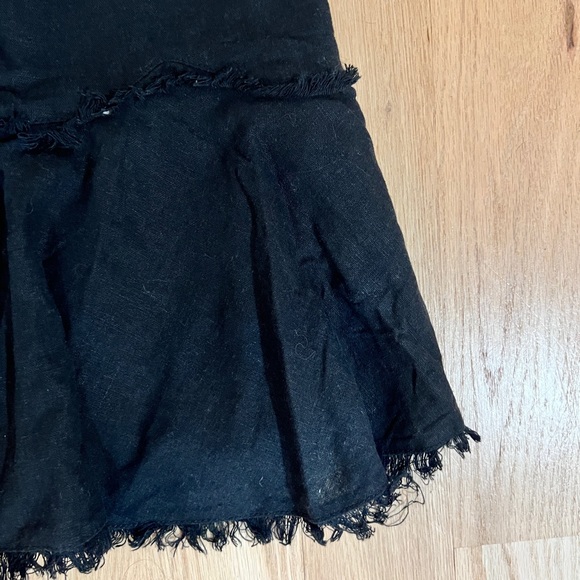 NWOT ruffle frayed edge mini skirt - Picture 4 of 5